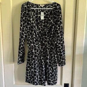 Loft NWT Long Sleeve Short Romper, Size 10